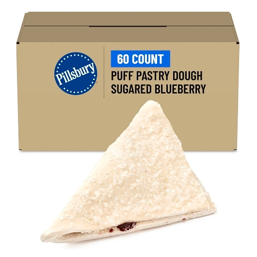 Pillsbury Turnover Dough Sugared Blueberry, 60 x 3.7 oz Case - Frozen Fruit