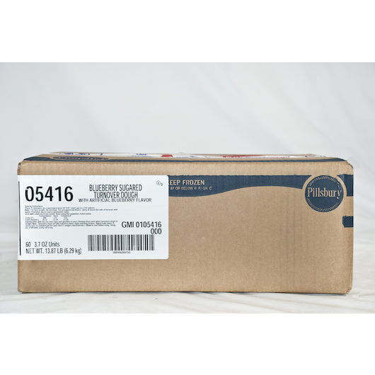 Pillsbury Turnover Dough Sugared Blueberry, 60 x 60 x 3.7 oz Case - Alternate product angle or state