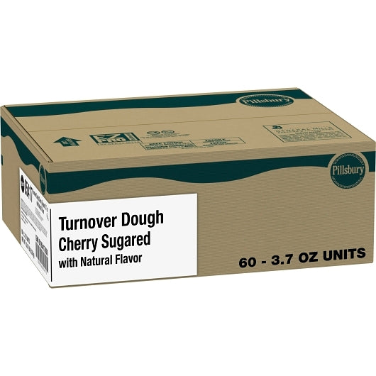 Pillsbury Turnover Dough Sugared Cherry, 60 x 60 x 3.7 oz Case - Bakery & Desserts