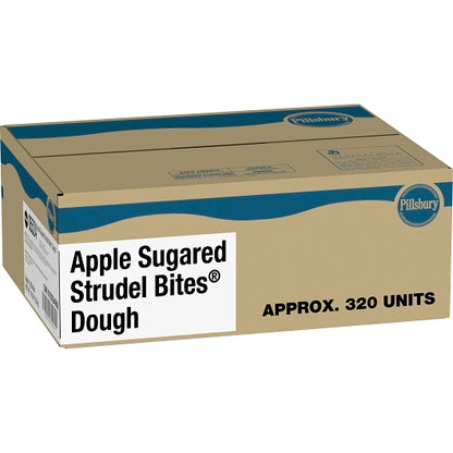 Pillsbury Strudel Bites Dough Sugared Apple, 320 x 320 x 0.8 oz Case - Bakery & Desserts