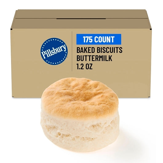 Pillsbury Baked Mini Buttermilk Biscuit, 175 x 1.2 oz Case - Bakery & Desserts