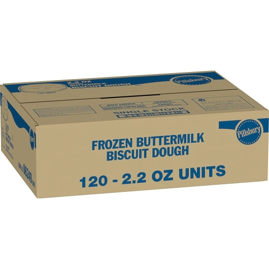 Pillsbury Buttermilk Biscuit Dough, 120 x 120 x 2.2 oz Case - Bakery & Desserts