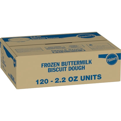 Pillsbury Buttermilk Biscuit Dough, 120 x 120 x 2.2 oz Case - Bakery & Desserts
