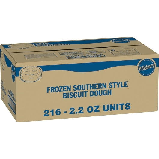 Pillsbury Frozen Southern Style Biscuit Dough, 216 x 2.2 oz Case - Bakery & Desserts
