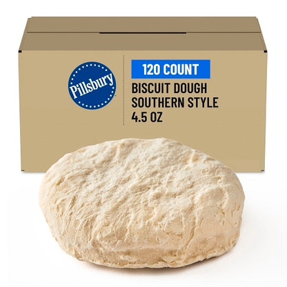 Pillsbury Unbaked Large Southern Biscuit Dough, 120 x 4.5 oz Case - Bakery & Desserts