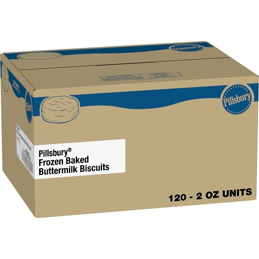 Pillsbury Baked Buttermilk Biscuit, 120 x 120 x 2 oz Case - Bakery & Desserts