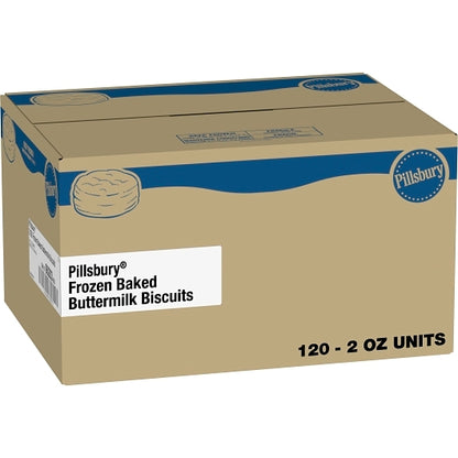 Pillsbury Baked Buttermilk Biscuit, 120 x 120 x 2 oz Case - Bakery & Desserts