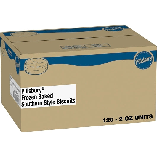 Pillsbury Frozen Southern Style Baked Biscuits, 120 x 2 oz Case - Bakery & Desserts
