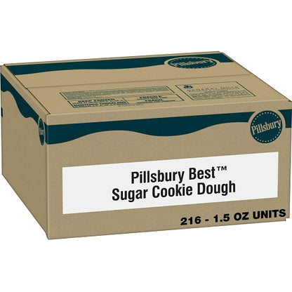 Pillsbury Best Sugar Cookie Dough, 216 x 216 x 1.5 oz Case - Bakery & Desserts