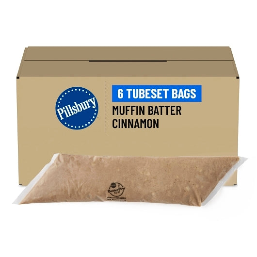 Pillsbury Tubeset Muffin Batter Apple Cinnamon, 6 x 3 lb Case - Bakery & Desserts