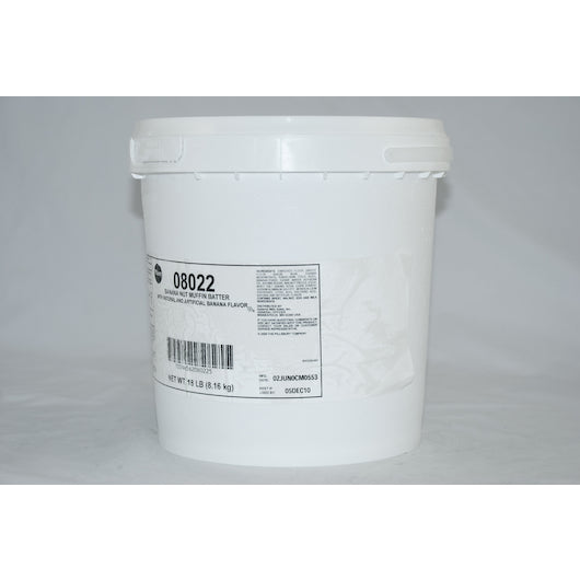 Pillsbury Banana Nut Muffin Batter Pail, 1 x 18 lb Case - GS1 closed shipping case image