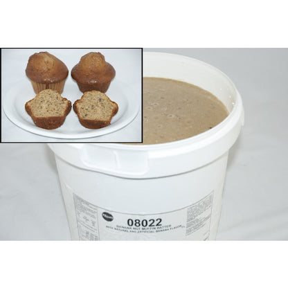 Pillsbury Banana Nut Muffin Batter Pail, 1 x 18 lb Case - Alternate product angle or state