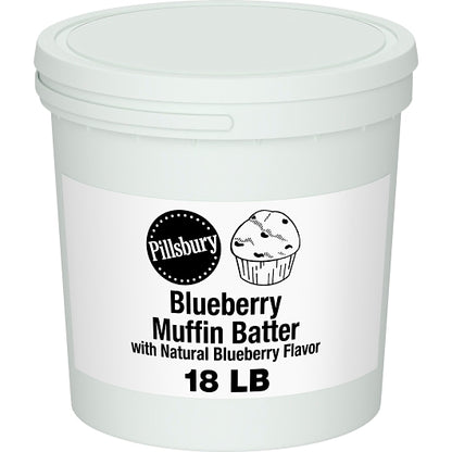 Pillsbury Frozen Blueberry Muffin Batter Pail, 1 x 18 lb Case - Bakery & Desserts