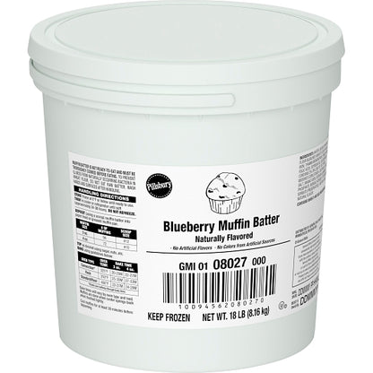 Pillsbury Frozen Blueberry Muffin Batter Pail, 1 x 18 lb Case - GS1 closed shipping case image