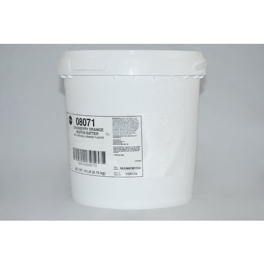 Pillsbury Muffin Batter Pail Cranberry Orange, 1 x 18 lb Case - GS1 closed shipping case image