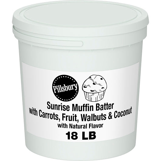 Pillsbury Muffin Batter Pail Sunrise, 1 x 18 lb Case - Bakery & Desserts