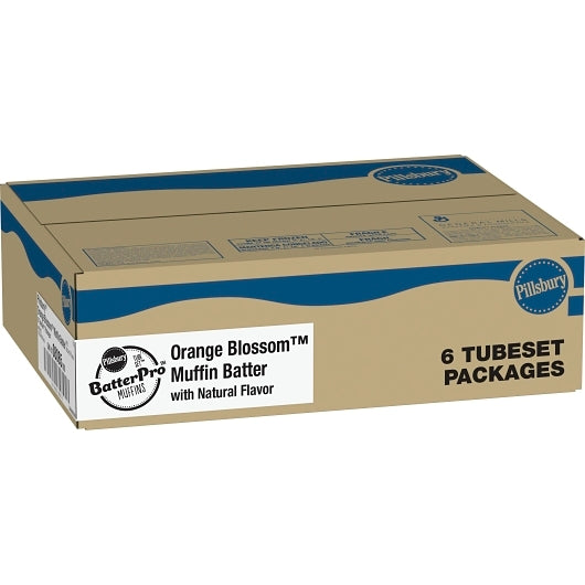 Pillsbury Tubeset Muffin Batter Orange Blossom, 6 x 6 x 3 lb Case - Bakery & Desserts