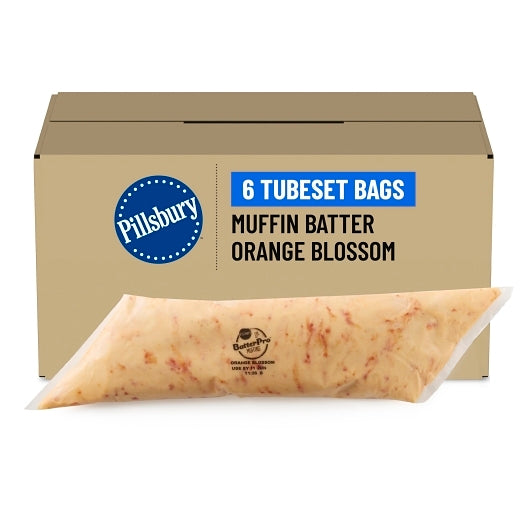 Pillsbury Tubeset Muffin Batter Orange Blossom, 6 x 3 lb Case - Bakery & Desserts