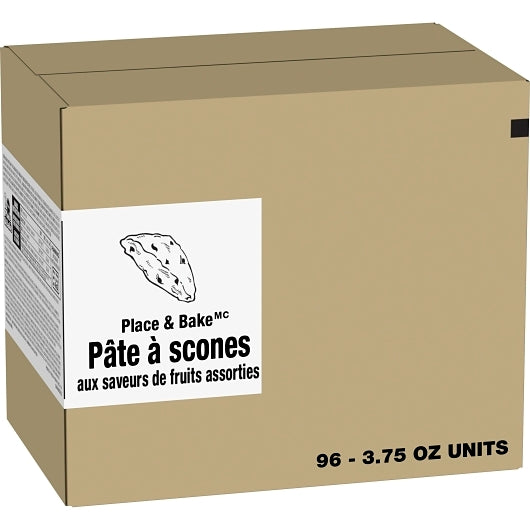 Pillsbury Scone Dough Variety Pack (12- Blueberry, 12-White Chunk Raspberry, 12-Apple Cinn), 96 x 3.75 oz Case - Bakery
