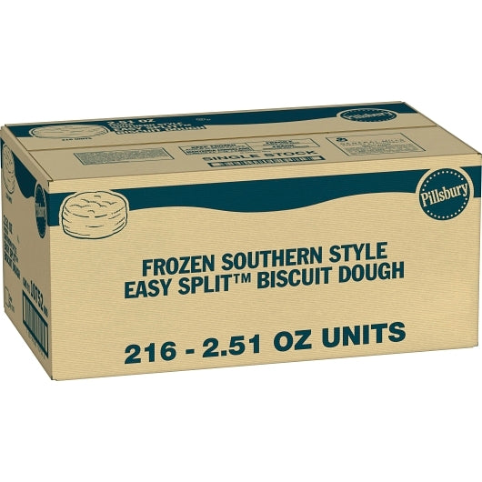 Pillsbury Easy Split Southern Style Biscuit Dough, 216 x 2.51 oz Case - Bakery & Desserts