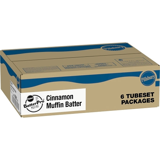 Pillsbury Tubeset Muffin Batter Cinnamon, 6 x 3 lb Case - Bakery & Desserts