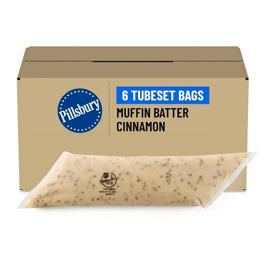 Pillsbury Tubeset Muffin Batter Cinnamon, 6 x 3 lb Case - Bakery & Desserts