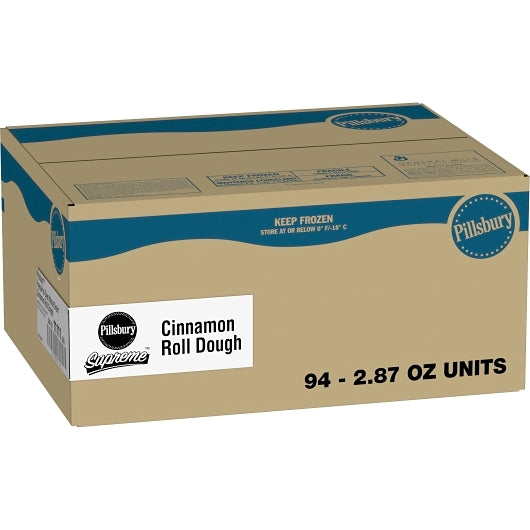 Pillsbury Freezer-to-Oven K12 Whole Grain Cinnamon Roll Dough, 94 x 2.7 oz Case - Rice & Grains
