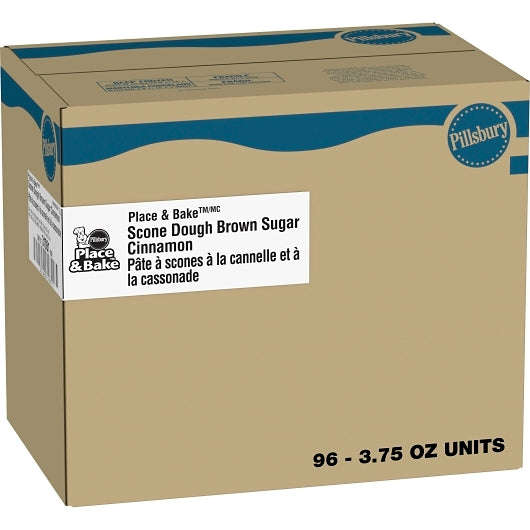 Pillsburry Freezer to Place & Bake Scone Dough Brown Sugar Cinnamon, 96 x 96 x 3.75 oz Case - Bakery & Desserts