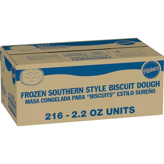 Pillsbury Zero Grams Trans Fat Southern Style Biscuit Dough, 216 x 216 x 2.2 oz Case - Bakery & Desserts