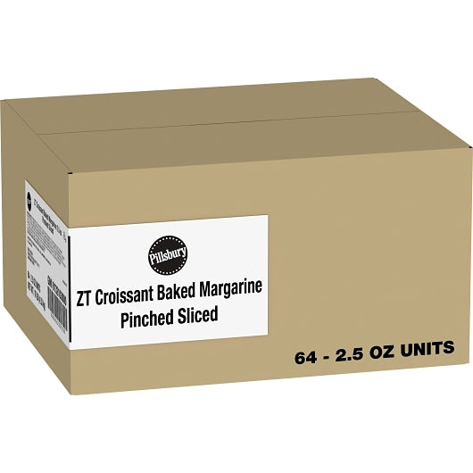 Pillsbury Baked Margarine Pinched Sliced Croissant, 64 x 2.5 oz Case - Breads, Rolls & Buns
