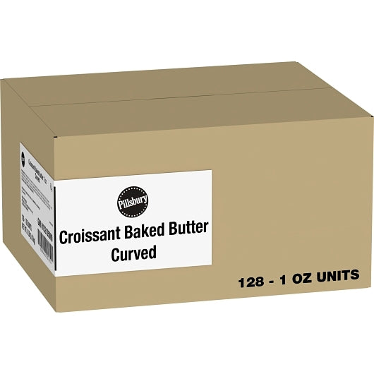 Pillsbury Baked Curved Butter Croissant, 128 x 128 x 1 oz Case - Breads, Rolls & Buns