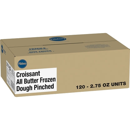 Pillsbury Croissant Dough All Butter Pinched, 120 x 120 x 2.75 oz Case - Breads, Rolls & Buns