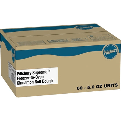 Pillsbury Supreme Cinnamon Roll Dough, 60 x 60 x 5 oz Case - Bakery & Desserts