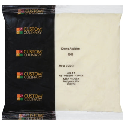 Gold Label Ready to Use Creme Anglaise Sauce, 8 x 2 lb Case - Bakery & Desserts