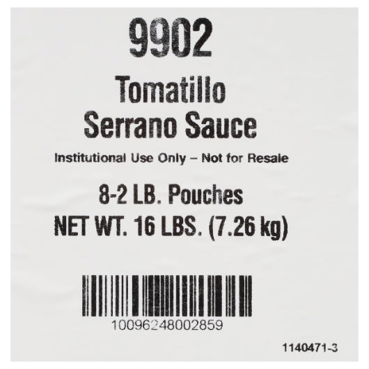 Passport Sauce Tomatillo Gluten Free & Vegan Tomatillo Serrano Sauce, 8 x 2 lb Case - DOT product image 8