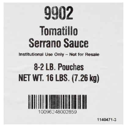 Passport Sauce Tomatillo Gluten Free & Vegan Tomatillo Serrano Sauce, 8 x 2 lb Case - DOT product image 8