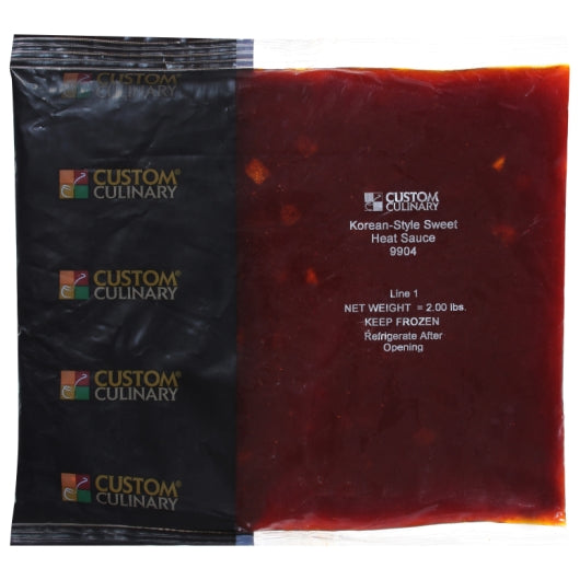 True Foundations Korean-Style Sweet Heat Sauce, Vegan, 8 x 2 lb Case - Condiments & Sauces