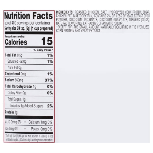 Custom Culinary Masters Chicken Base Paste, No MSG Added, Gluten Free, 4 x 5 lb Case - DOT product image 6