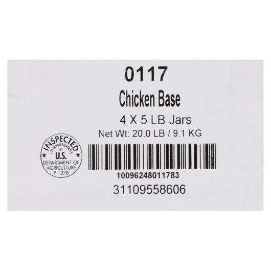 Custom Culinary Masters Chicken Base Paste, No MSG Added, Gluten Free, 4 x 5 lb Case - DOT product image 8