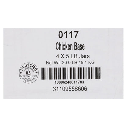 Custom Culinary Masters Chicken Base Paste, No MSG Added, Gluten Free, 4 x 5 lb Case - DOT product image 8