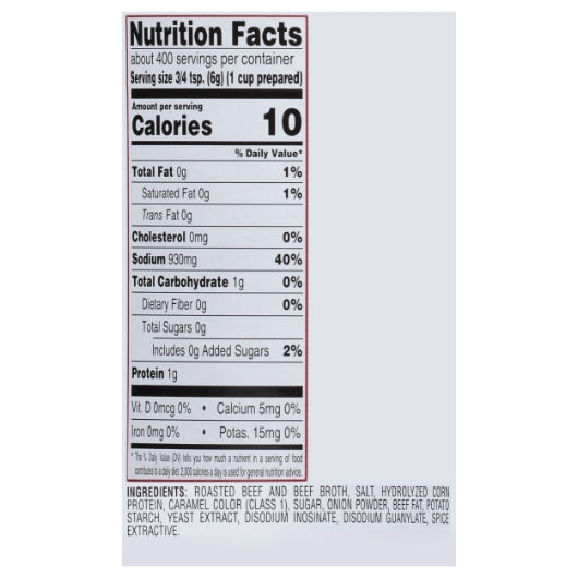 Custom Culinary Masters Beef Base Paste, No MSG Added, Gluten Free, 4 x 5 lb Case - DOT product image 6