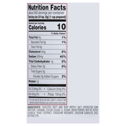 Custom Culinary Masters Beef Base Paste, No MSG Added, Gluten Free, 4 x 5 lb Case - DOT product image 6