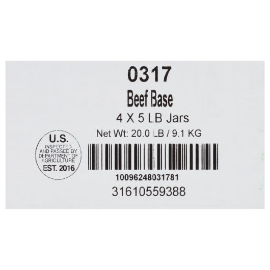Custom Culinary Masters Beef Base Paste, No MSG Added, Gluten Free, 4 x 5 lb Case - DOT product image 8