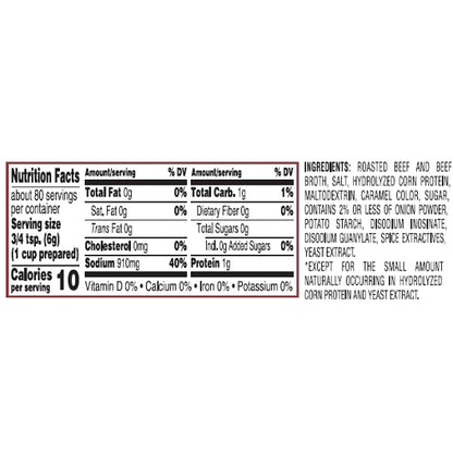 Custom Culinary Selected Beef Base, 12 x 1 lb Case - DOT product image 6
