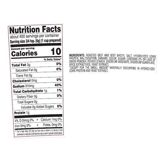 Master's Touch Beef Base Paste, No MSG Added, 4 x 5 lb Case - DOT product image 6