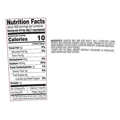 Master's Touch Beef Base Paste, No MSG Added, 4 x 5 lb Case - DOT product image 6