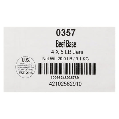 Master's Touch Beef Base Paste, No MSG Added, 4 x 5 lb Case - DOT product image 8