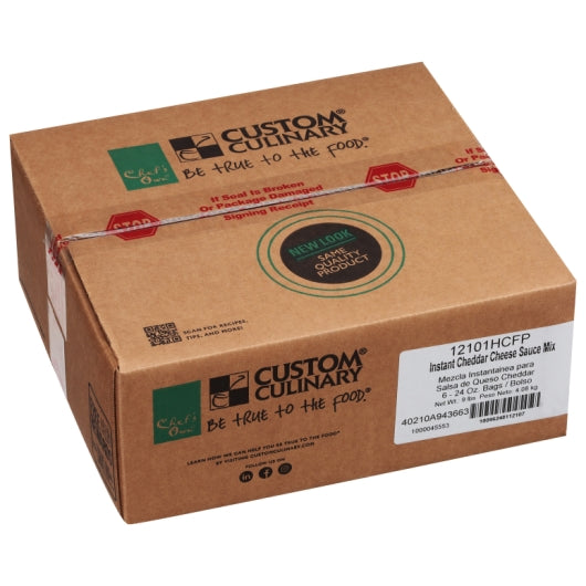 Custom Culinary mix Instant Cheddar Cheese Sauce Mix, 6 x 24 oz Case - DOT product image 5
