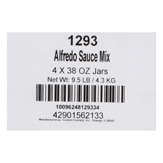 Custom Culinary Whisk Alfredo Sauce Mix, 4 x 38 oz Case - DOT product image 7