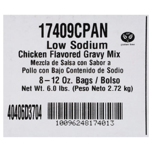 Custom Culinary Panroast Low Sodium Chicken Flavored Gravy Mix, 8 x 12 oz Case - DOT product image 8